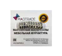Магнитное крепление для бейджа D17 мм, комплект - 10 шт, Magtrade