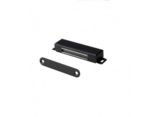 Мебельный усиленный магнит Magtrade 32х15 мм (Магнитная мебельная защелка) чёрный, металл, упаковка 2 шт