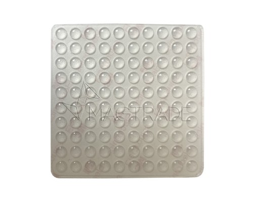 Самоклеящиеся антиударные накладки для мебели (Силиконовый демпфер), D-6мм, 100 шт, форма круг.