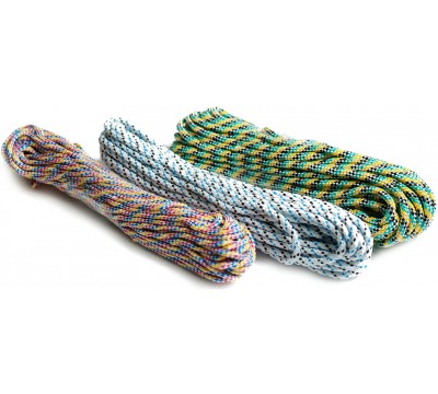 Веревка, шнур плетеный, полипропиленовый высокопрочный с сердечником 200 метров, диаметр 10 мм. Magtrade №2