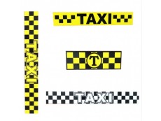 Изготовление наклейки для Такси