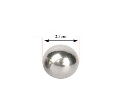 Фото Неодимовый магнит шар 2,5 мм 