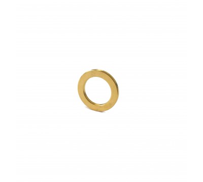 Фото Неодимовый магнит кольцо 17х11,5x1,5 мм, золото 