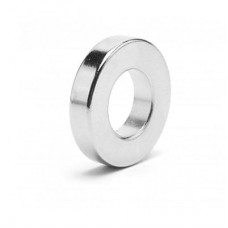 Неодимовый магнит 10х6x2 мм, N38 никель, кольцо