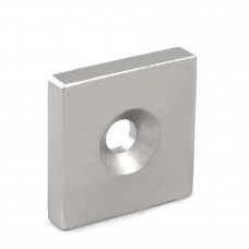 Неодимовый магнит блок с зенковкой 12х12х3 мм.