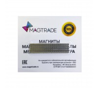 Неодимовый магнит диск 3х3 мм, комплект 100 шт, Magtrade