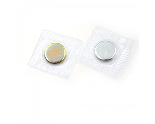 Магнитная кнопка застежка для потайного вшивания 12 мм в ПВХ корпусе, 10 пар