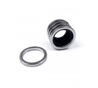 Неодимовый магнит 20х16х2,5 мм, N38 никель, кольцо