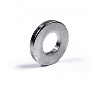 Неодимовый магнит 20х10х3 мм, N38 никель, кольцо