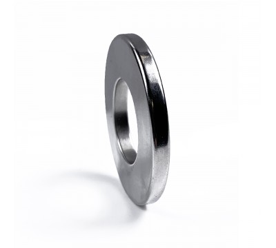 Неодимовый магнит 50х30x5 мм, N38 никель, кольцо №6