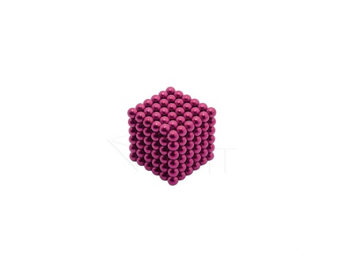 Неокуб из 216 магнитных шариков 5 мм (Сиреневый), игрушка антистресс
