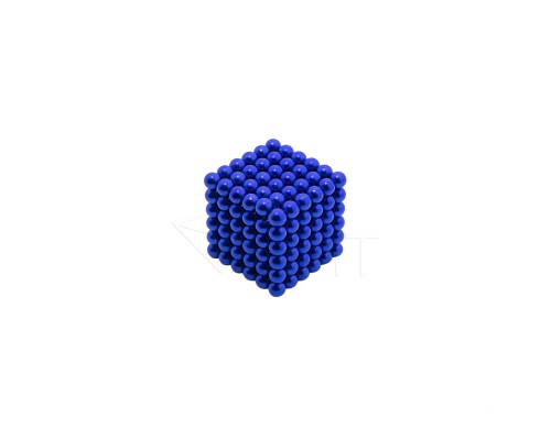 Неокуб из 216 магнитных шариков 5 мм (синий-морской), игрушка антистресс 