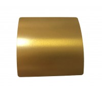 Вентиляционная решетка РД 140 нержавеющая сталь, шлифованное золото.