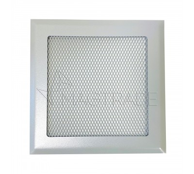 Вентиляционная решетка металлическая РП 150 Сетка, цвет серый. №5