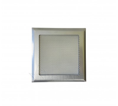 Вентиляционная решетка металлическая РП 150 Сетка, цвет хром №4