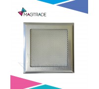 Вентиляционная решетка металлическая РП 150 Сетка, цвет хром