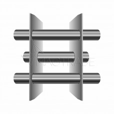 Двухрядная магнитная решетка D100х16