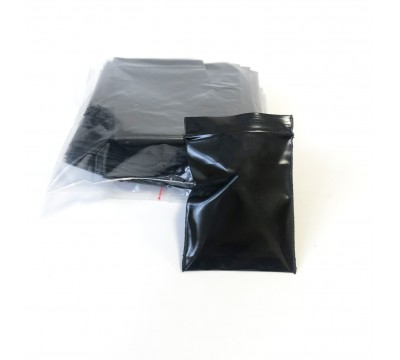Пакет Zip Lock, черный, 6х7 см, 100 мкм 50 шт №3