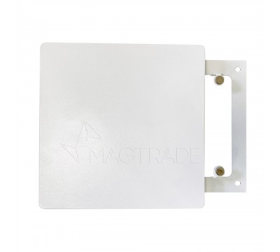 Вентиляционная металлическая решетка на магнитах РП 150 РДК, цвет белый №1
