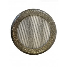 Вентиляционная решетка металлическая КП 100 сетка, антик бронза 