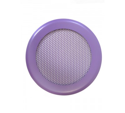 Фото Вентиляционная решетка металлическая КП 100 сетка, фиолетовый 