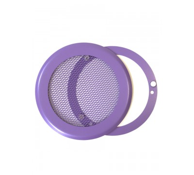 Вентиляционная решетка металлическая КП 100 сетка, фиолетовый №1
