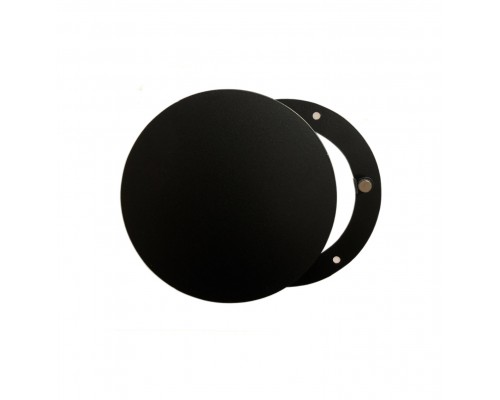 Вентиляционная решетка на магнитах  КП 100 РДК, цвет чёрный.