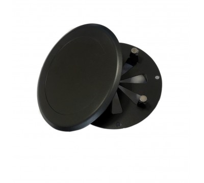 Фото Вентиляционная решетка, диффузор - ДК-125, цвет чёрный. 