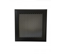 Вентиляционная решетка металлическая РП 150 круг, цвет чёрный