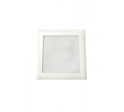 Фото Вентиляционная решетка металлическая съемная 150х150 мм, белый 