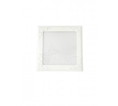 Фото Вентиляционная решетка металлическая РП 150 Люкс, цвет белый. 