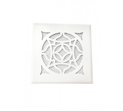 Фото Вентиляционная решетка металлическая РП 150 Восток, цвет белый. 