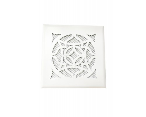 Вентиляционная решетка металлическая РП 150 Восток, цвет белый.