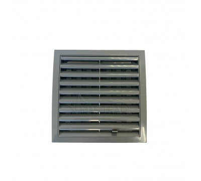 Решётка вентиляционная наружная регулируемая Magtrade 150х150 мм, ASA пластик, серый (1515РРПН) №2