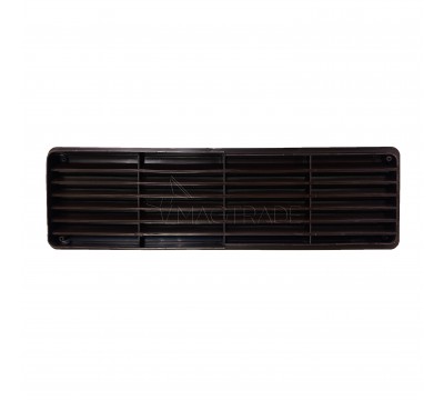 Разъемная переточная вентиляционная решетка Magtrade, 450 х 131 мм, коричневый АБС пластик №3