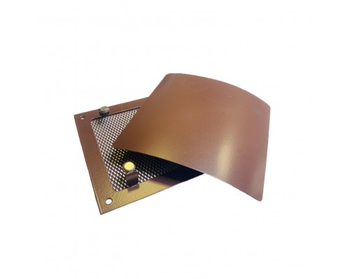 Вентиляционная решетка РД 140, цвет коричневый