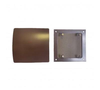 Вентиляционная решетка РД 140, цвет коричневый №1