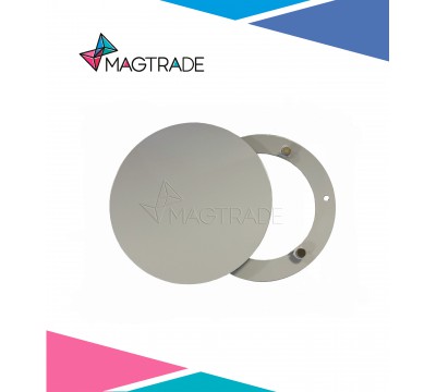 Фото Вентиляционная металлическая решетка на магнитах  КП 100 РДК, цвет серый. 