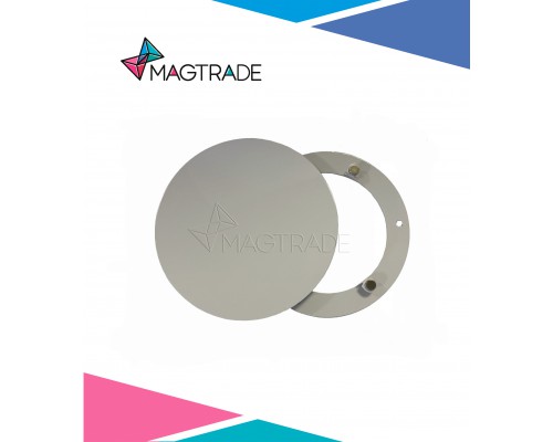 Вентиляционная металлическая решетка на магнитах  КП 100 РДК, цвет серый.
