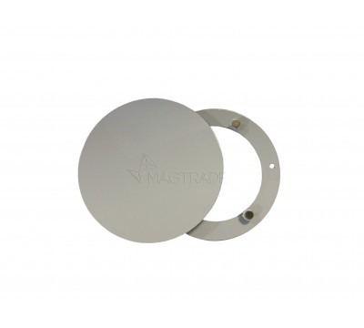 Вентиляционная металлическая решетка на магнитах  КП 100 РДК, цвет серый. №1