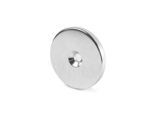 Неодимовый магнит кольцо с зенковкой 40х5,5х5 мм.