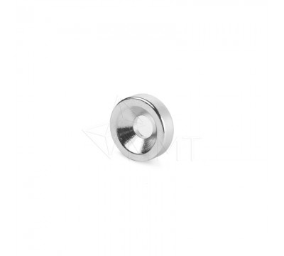 Неодимовый магнит кольцо с зенковкой 10хd3,5х3 мм. №7